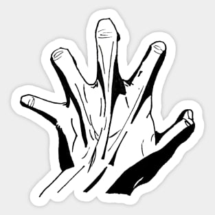 Crush (hand) Sticker